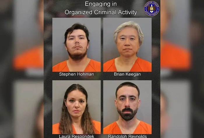 Four arrested individuals